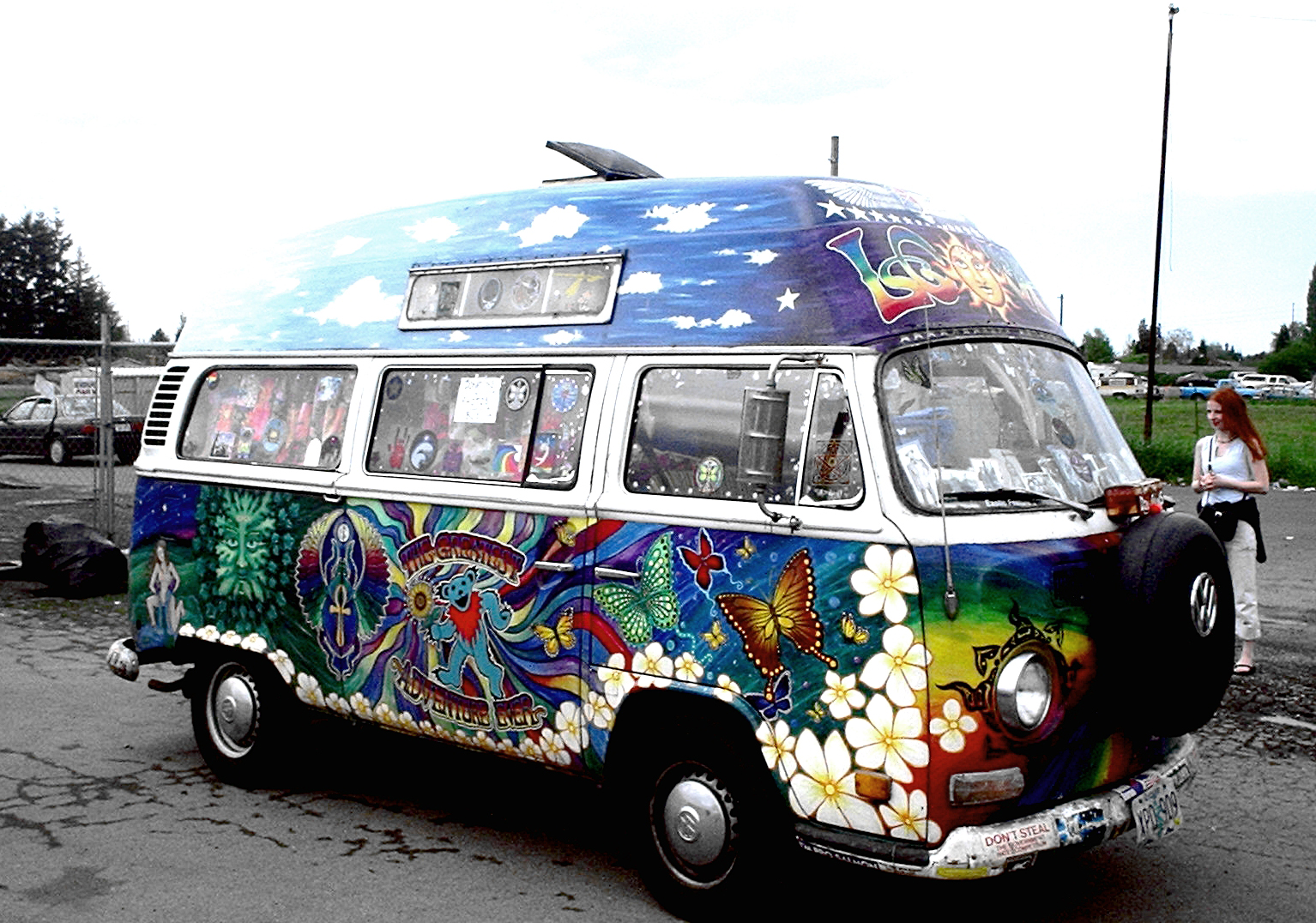 Psychedelic VW Van Psychedelic VW Van
